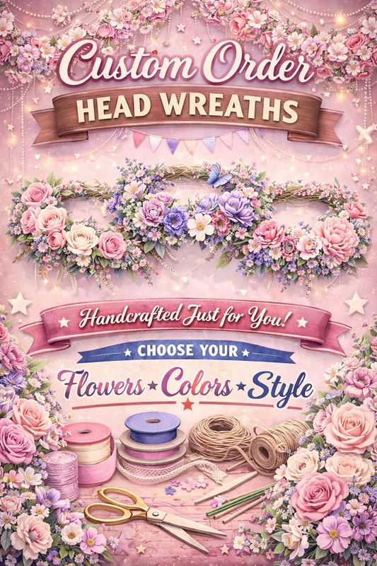 Custom Order Head Wreath