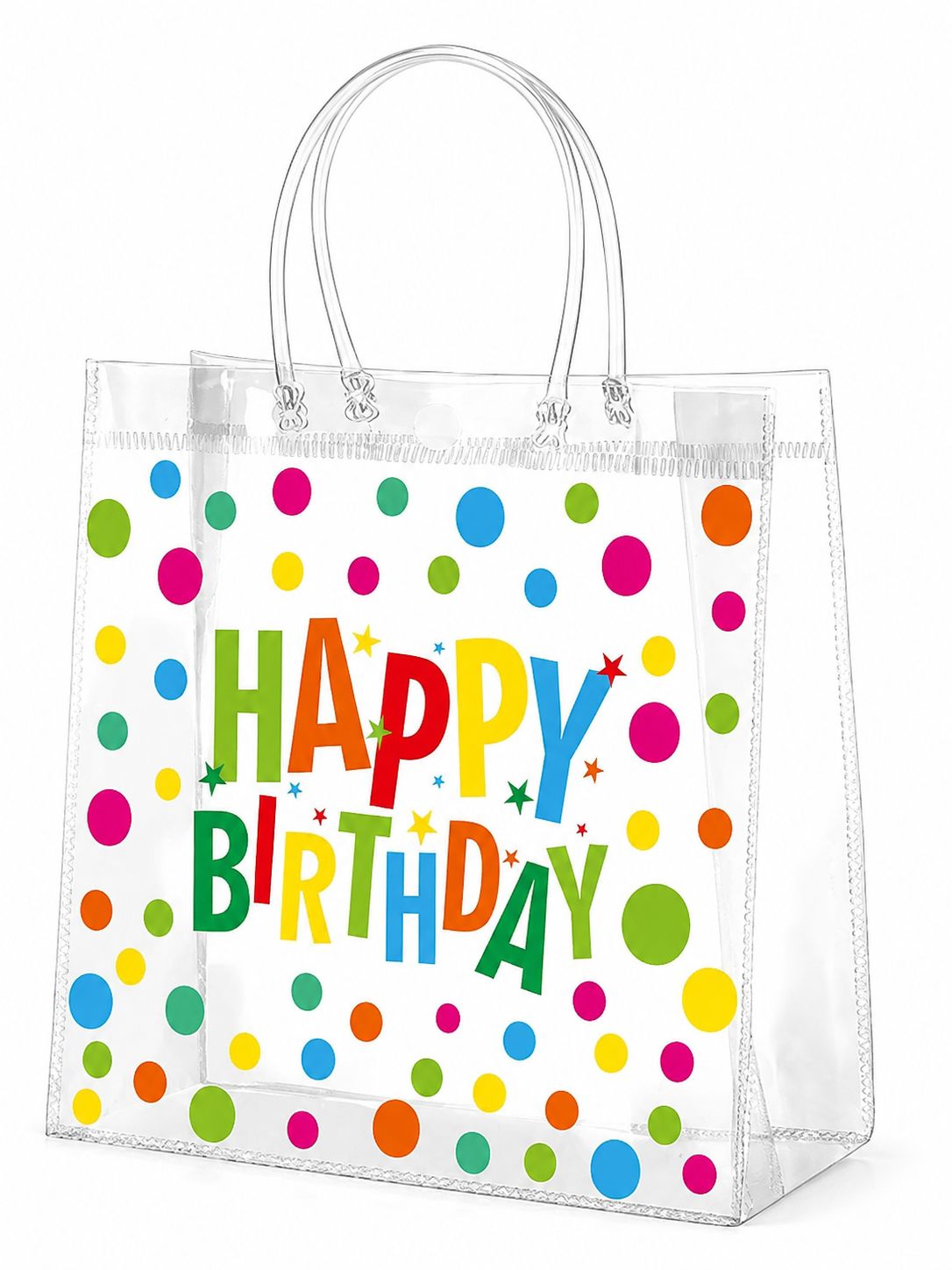 Clear Birthday Gift Bag