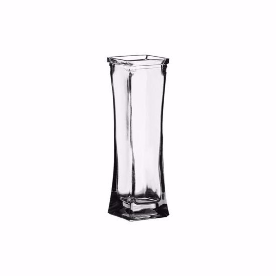 7.5" Flared Square Bud Vase