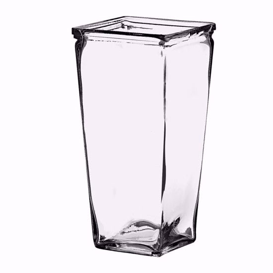 9" Tapered Square Vase