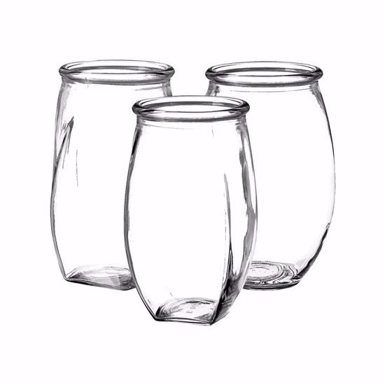 9" Trio Rose Vase