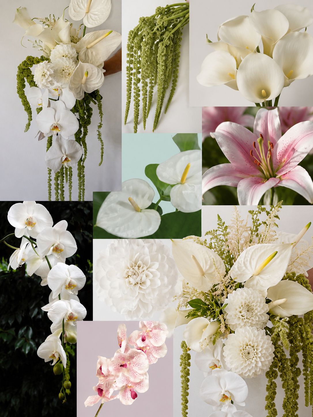 Designer’s Medium Table Centerpieces, Style: Ivory Tide