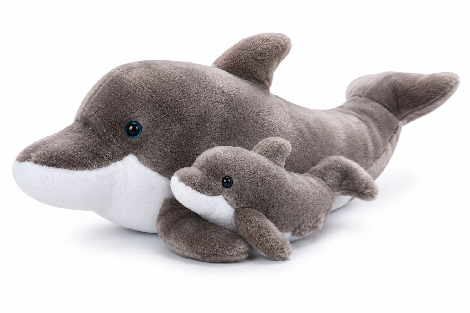 Wild Onez Dolphin Mom &amp; Baby MD 17" (45cm)