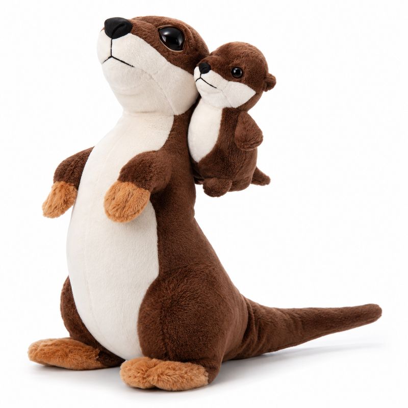 Pocketz River Otter &amp; Baby 11" (28cm)