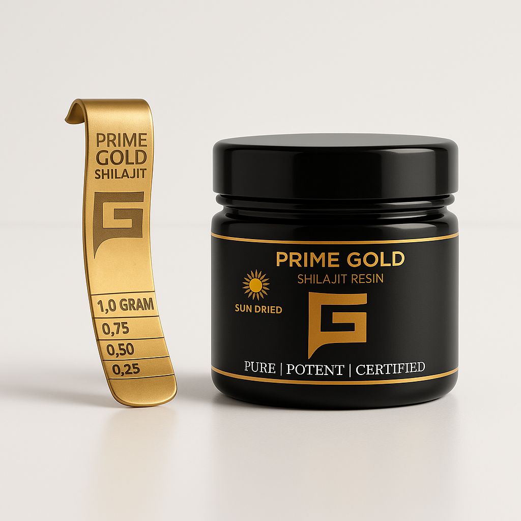 Prime Gold Shilajit Resin | Pure Himalayan Mineral Extract 50/g