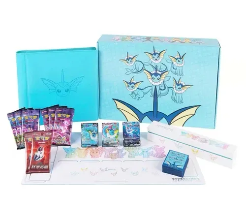Pokemon TCG S-Chinese 2024 Eevee GX Gift Box Vaporeon Box Exclusive New & Sealed