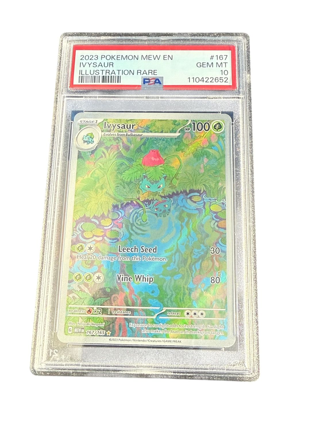 Ivysaur 167/165 PSA 10 Ivysaur 167/165 PSA 10
