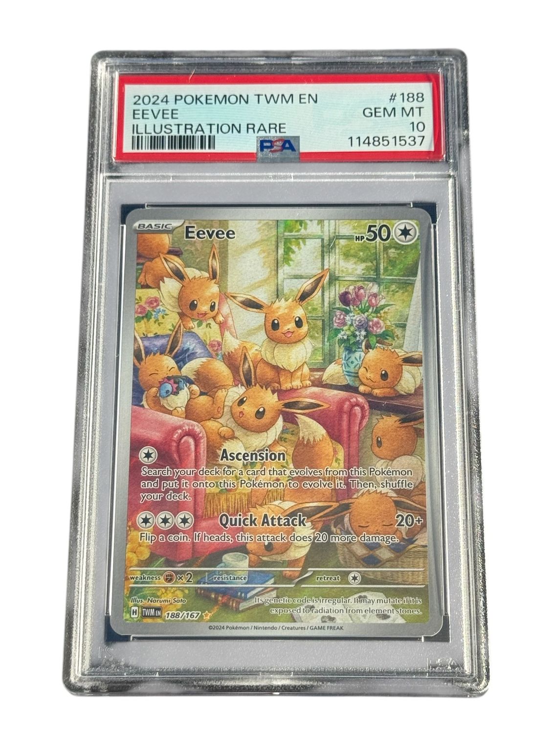 Eevee 188/167 PSA 10