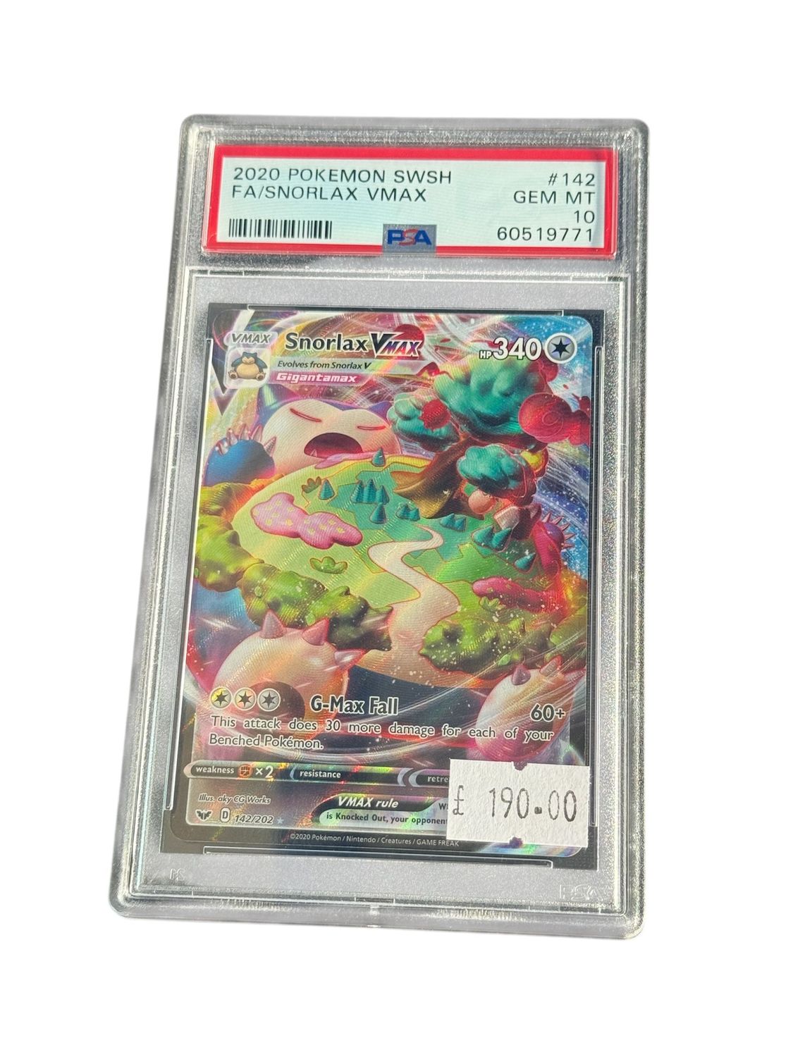 Snorlax 142/202 PSA 10