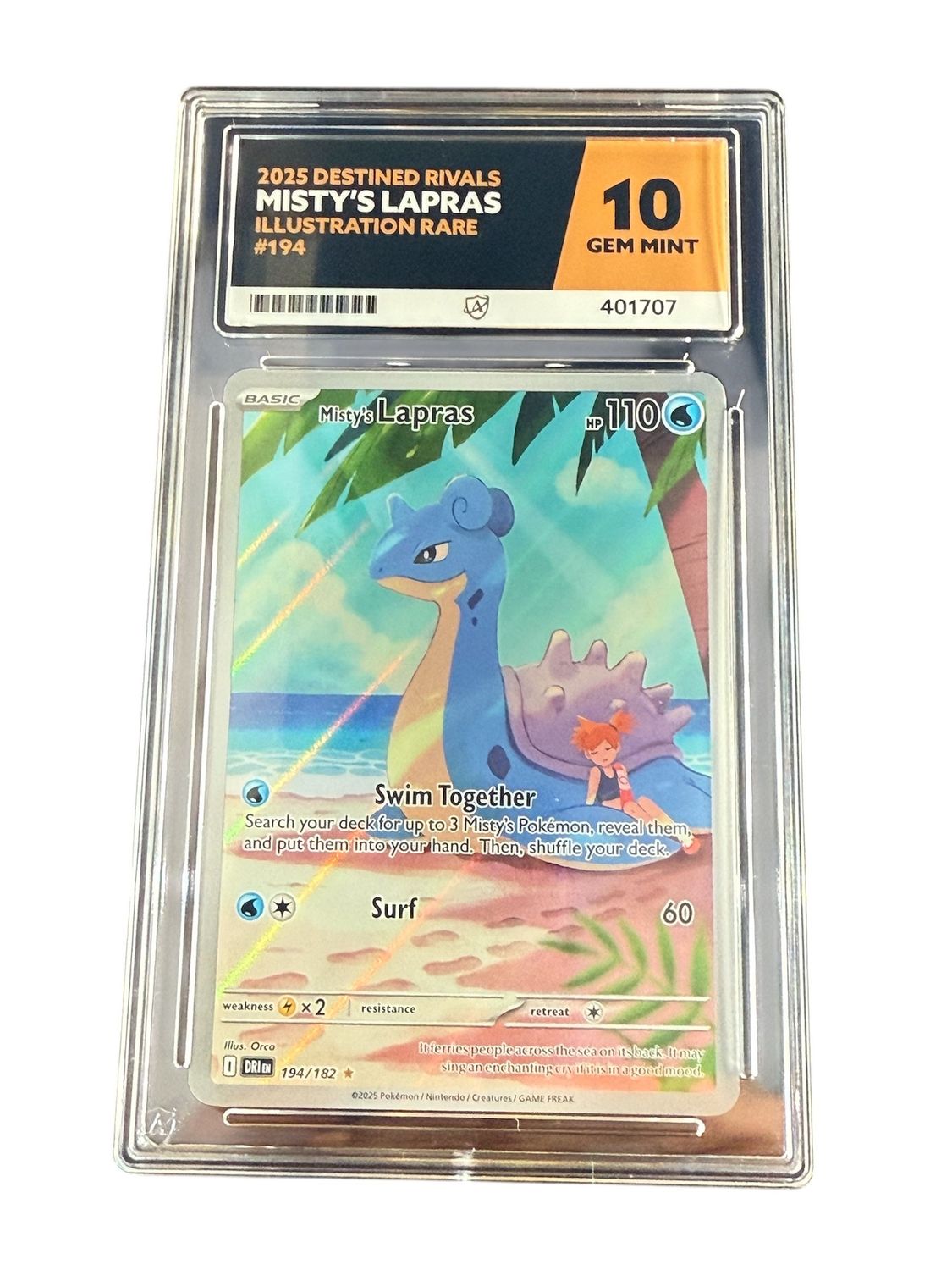 Misty's Lapras 194/182 ACE 10 Misty's Lapras 194/182 ACE 10