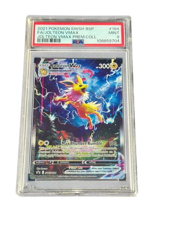 Jolteon Vmax swsh184 Promo PSA 9 Jolteon Vmax swsh184 Promo PSA 9