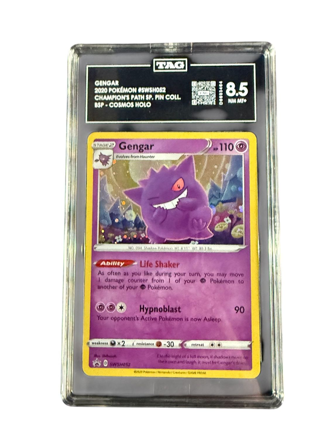 Gengar SWSH 052 Promo TAG 8.5