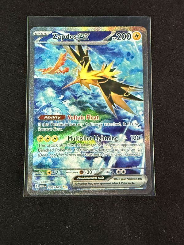 Zapdos EX 202/165 SIR (S AND V 151) Zapdos EX 202/165 SIR (S AND V 151)