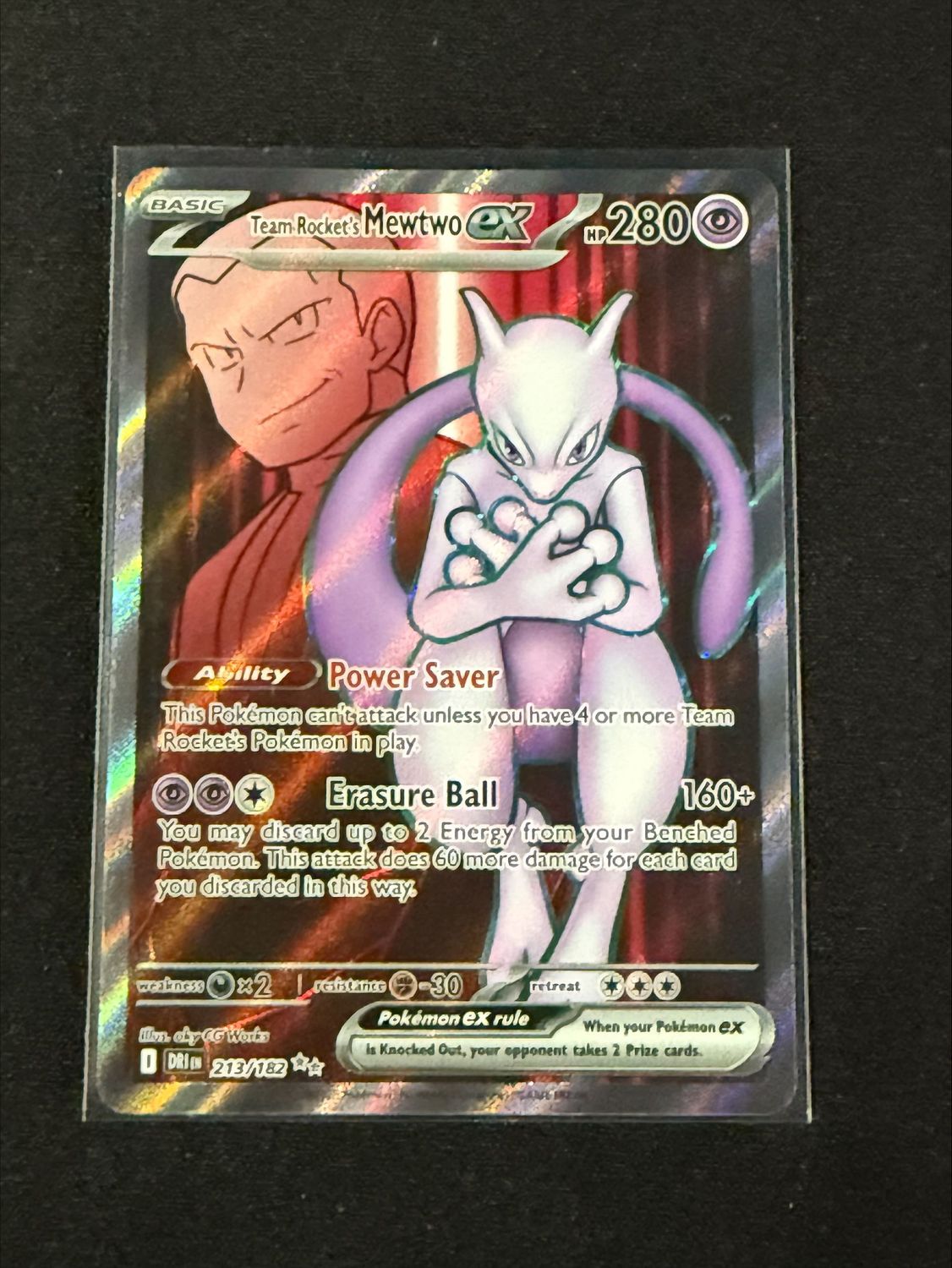 Team Rockets Mewtwo 213/182 Full Art (destined Rivals) Team Rockets Mewtwo 213/182 Full Art (destined Rivals)