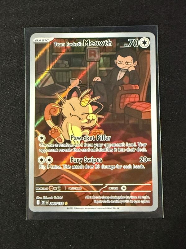 Team Rockets Meowth 203/182 (destined Rivals) Team Rockets Meowth 203/182 (destined Rivals)