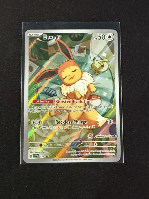 Eevee Promo 173 Pokemon Centre Stamped Eevee Promo 173 Pokemon Centre Stamped