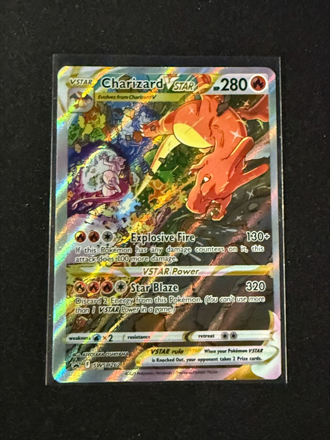 Charizard V Satr SWSH262 Charizard V Satr SWSH262