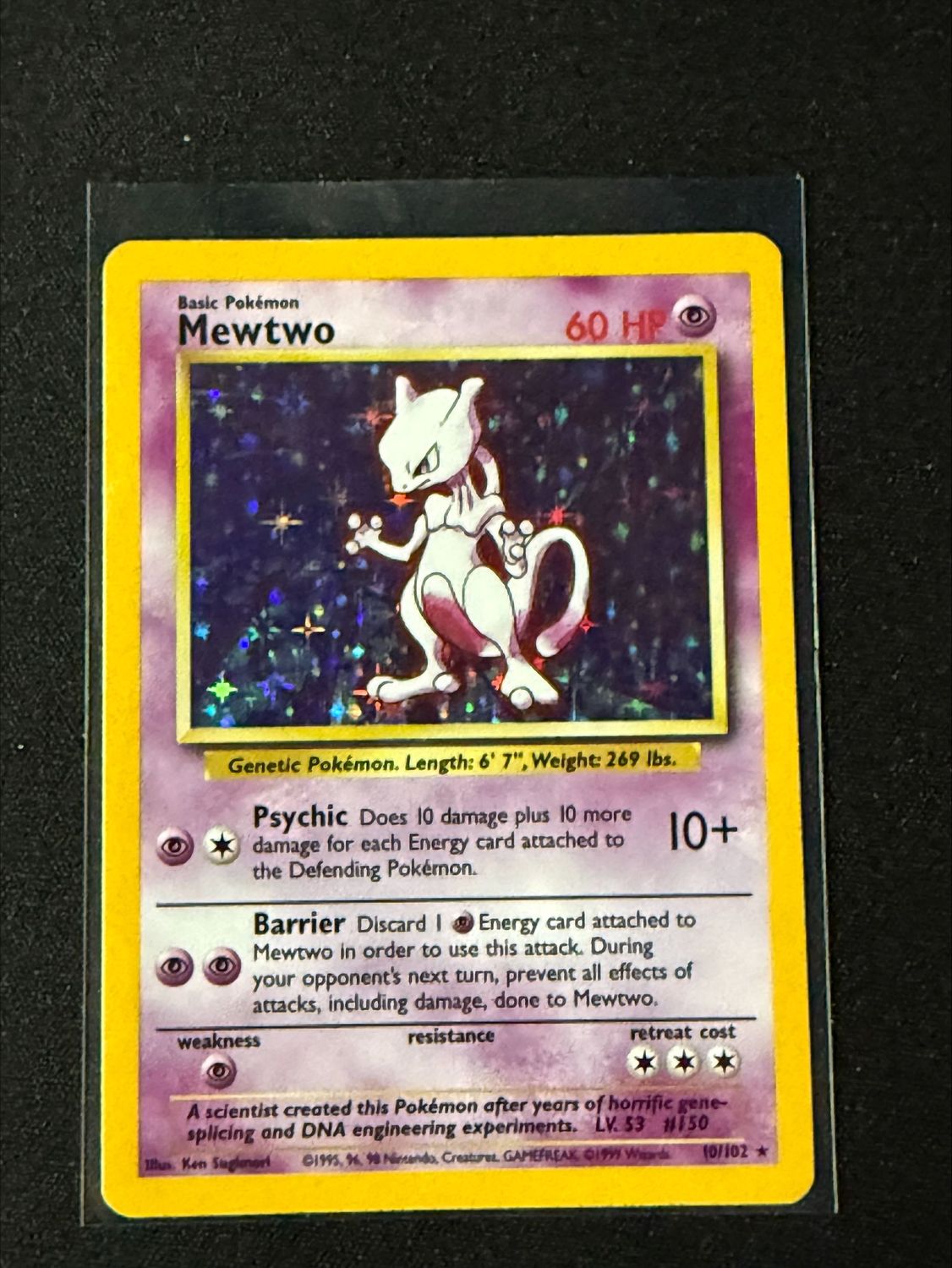 Mewtwo Holo 10/102 Mewtwo Holo 10/102
