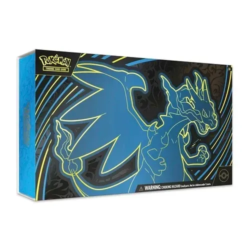 (Tear in wrapper or slight box dent  on corner )  Mega Charizard X ex Ultra-Premium Collection