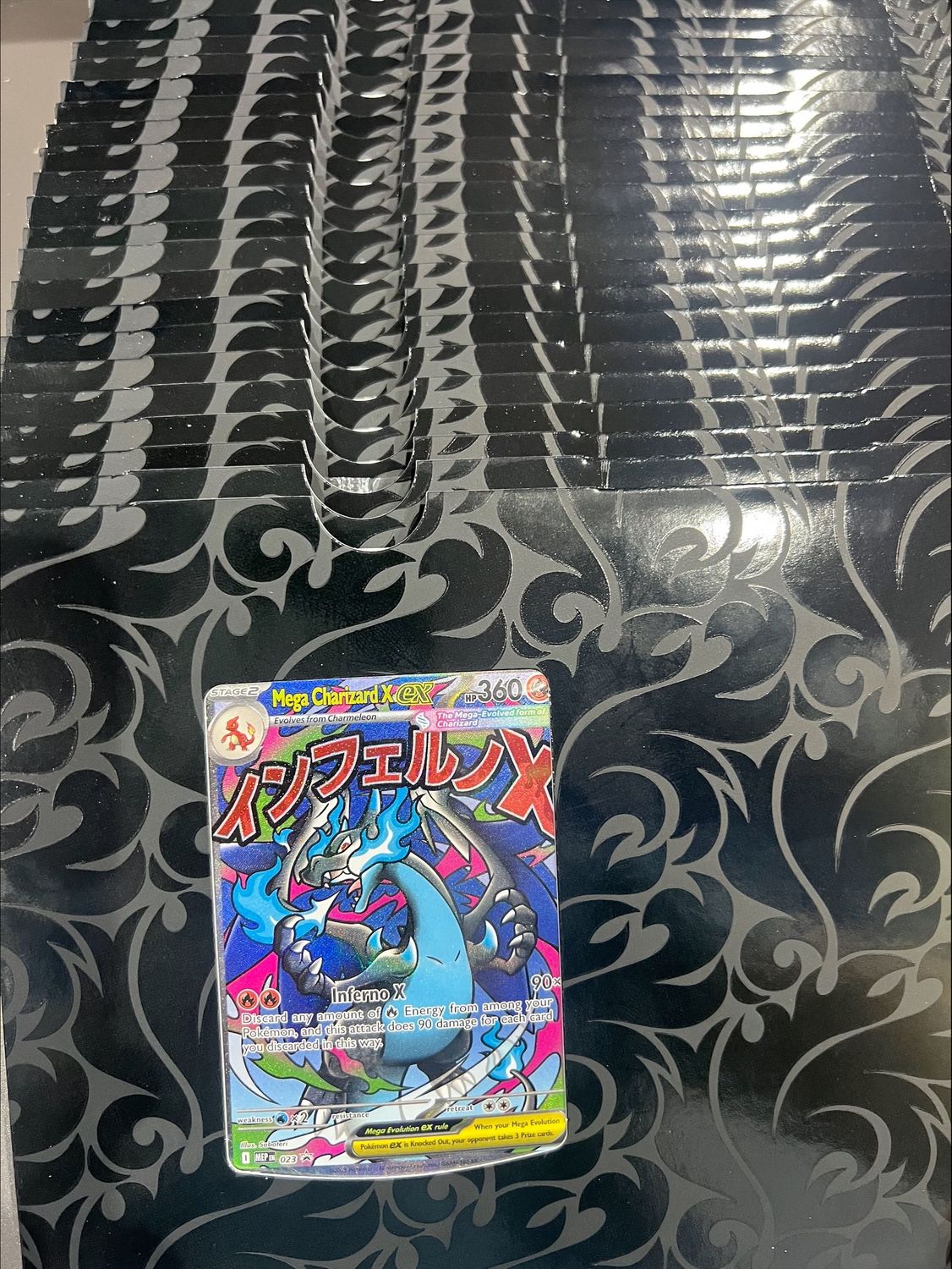 Mega Charizard X EX Promo Card and Oricorio ex Factory sealed