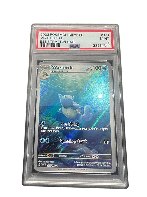 Wartortle psa 9 slab