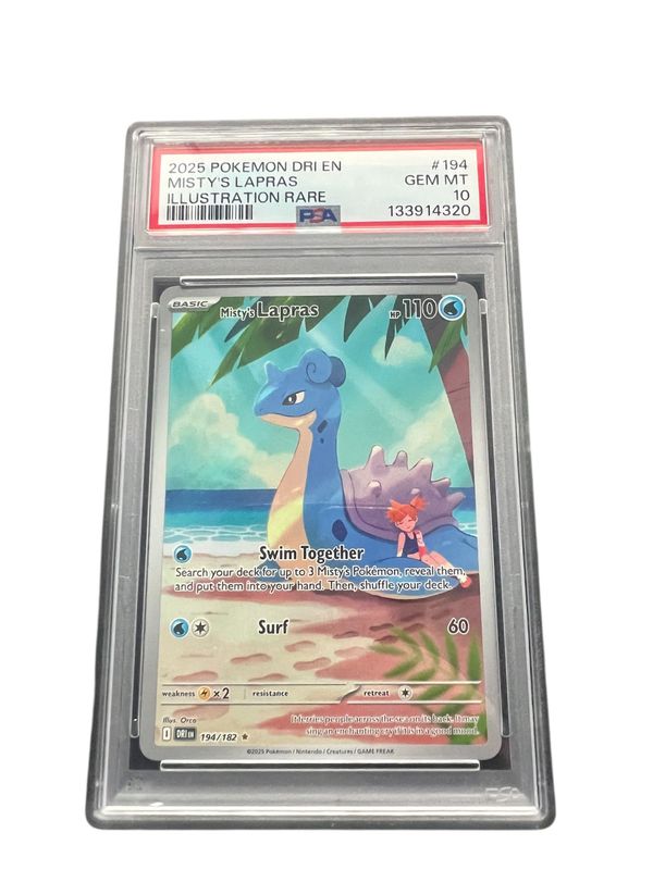 Misty's Lapras 194/182 PSA 10