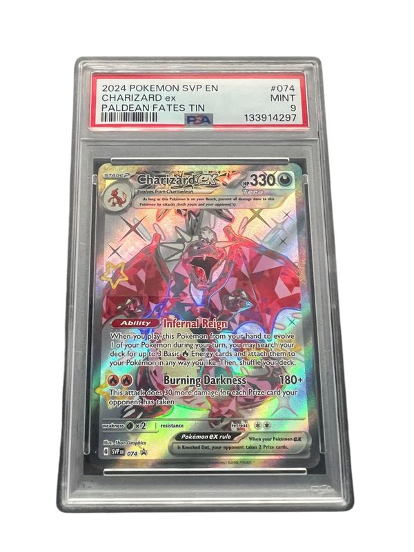 Charizard ex promo 074 psa 9
