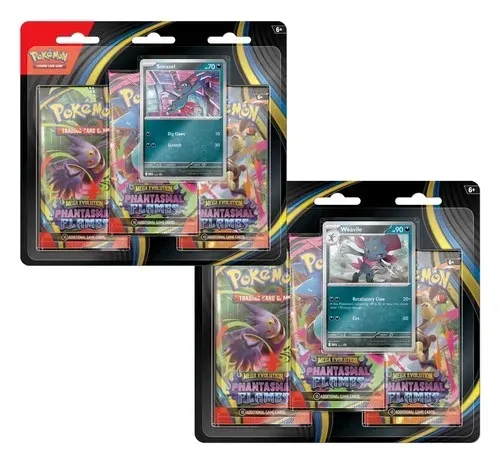 Phantasmal Flames Triple Blister (random Artwork)