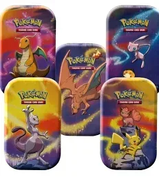 Kanto power mini tins (Random artwork) Amazon exclusive (evo skies/fusion strike)