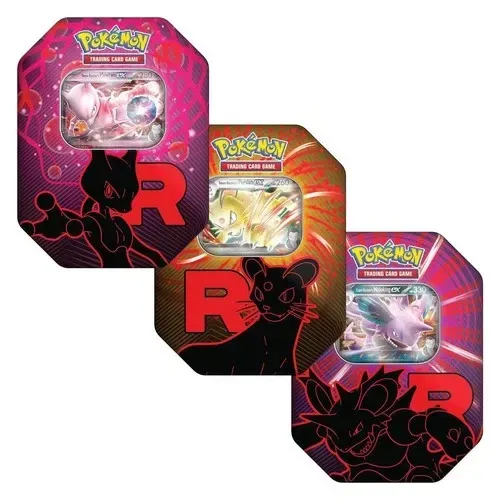Team rocket tin (random artwork)