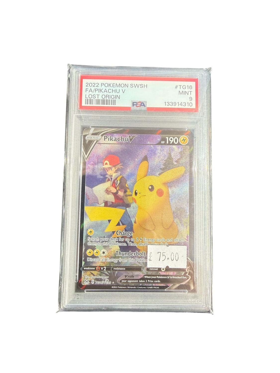 TG16/TG30 Pikachu V PSA 9
