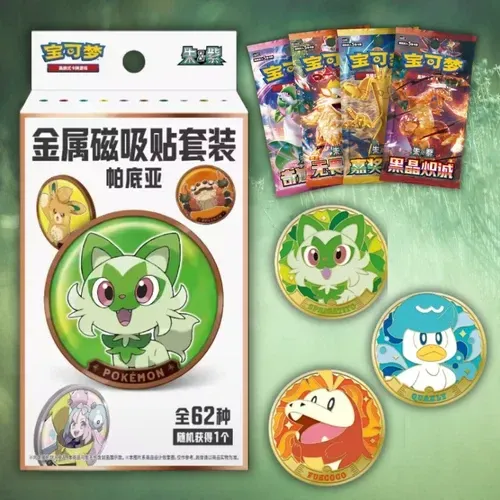 Pokemon Scarlet & Violet Paldea Mystery Magnet Box + Booster Packs | S-Chinese Vol 1