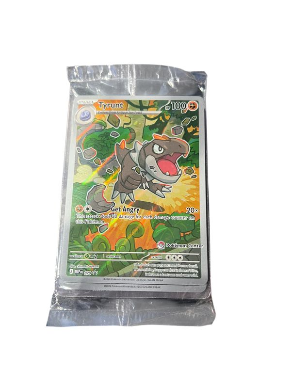 Tyrunt Pokemon centre Promo sealed Tyrunt Pokemon centre Promo sealed