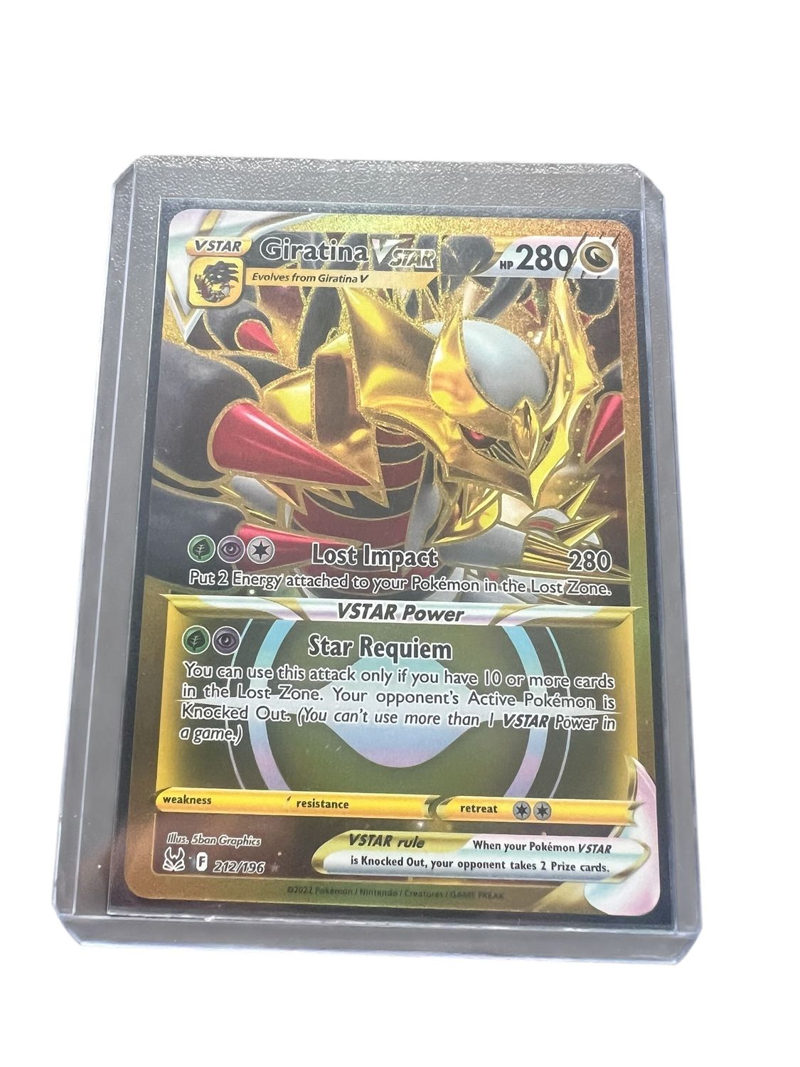 Giritina V star 212/196 Giritina V star 212/196