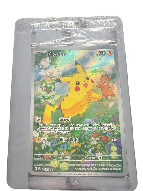 Pikachu 088 Promo Sealed Contains 3 other cards Pikachu 088 Promo Sealed Contains 3 other cards
