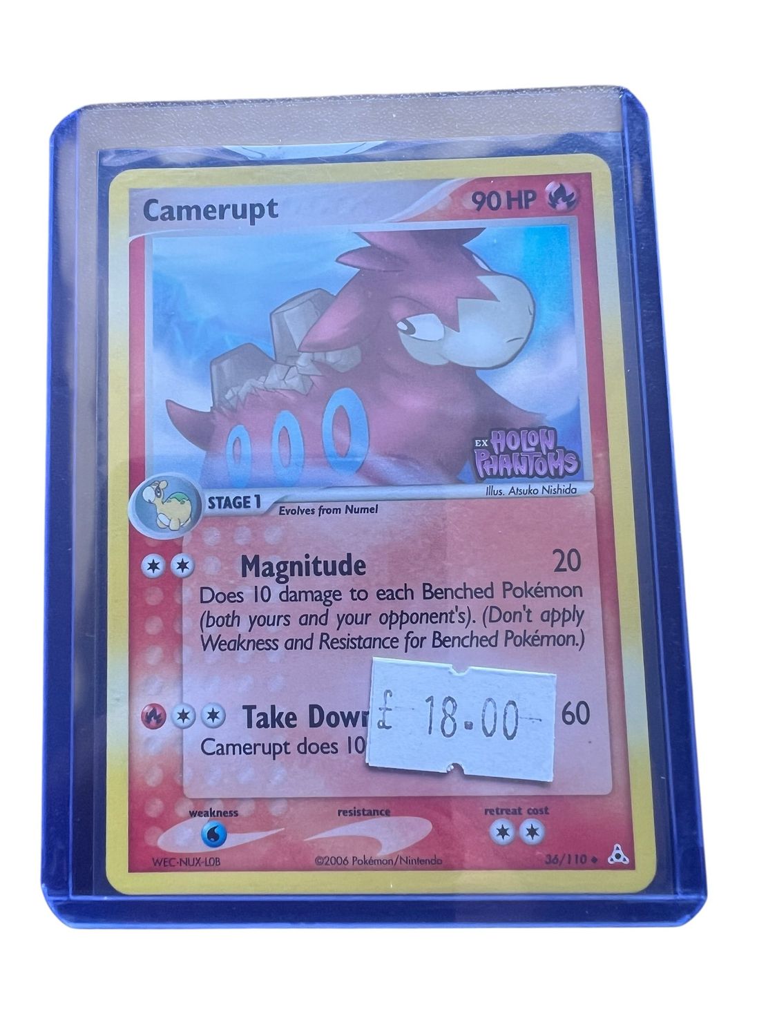 Camerupt Stamped 36/110 Camerupt Stamped 36/110