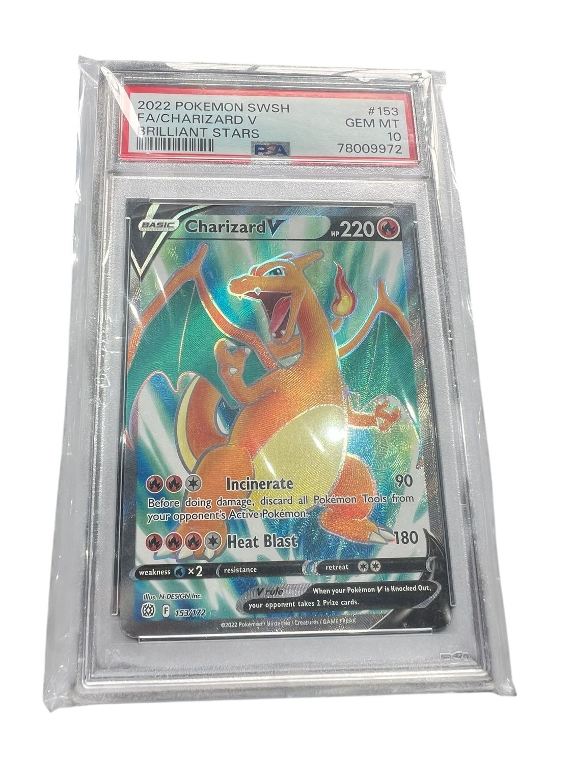 Charizard V 153/172 PSA 10