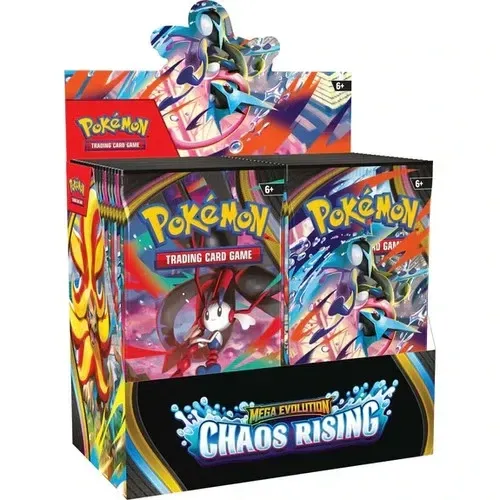 Chaos rising booster box (free acrylic case) Chaos rising booster box (free acrylic case)