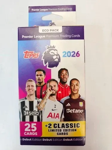 Topps Premier League 2026 Trading Cards Eco Pack Topps Premier League 2026 Trading Cards Eco Pack