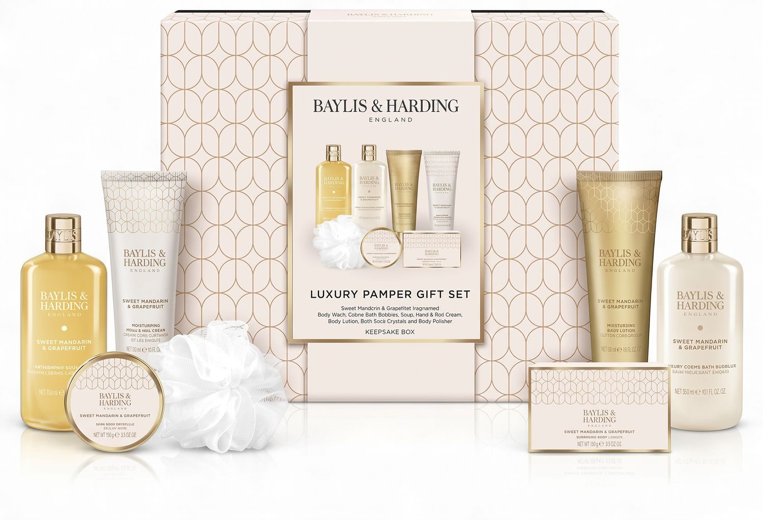 Baylis &amp; Harding Sweet Mandarin &amp; Grapefruit Luxury Pamper Gift Set