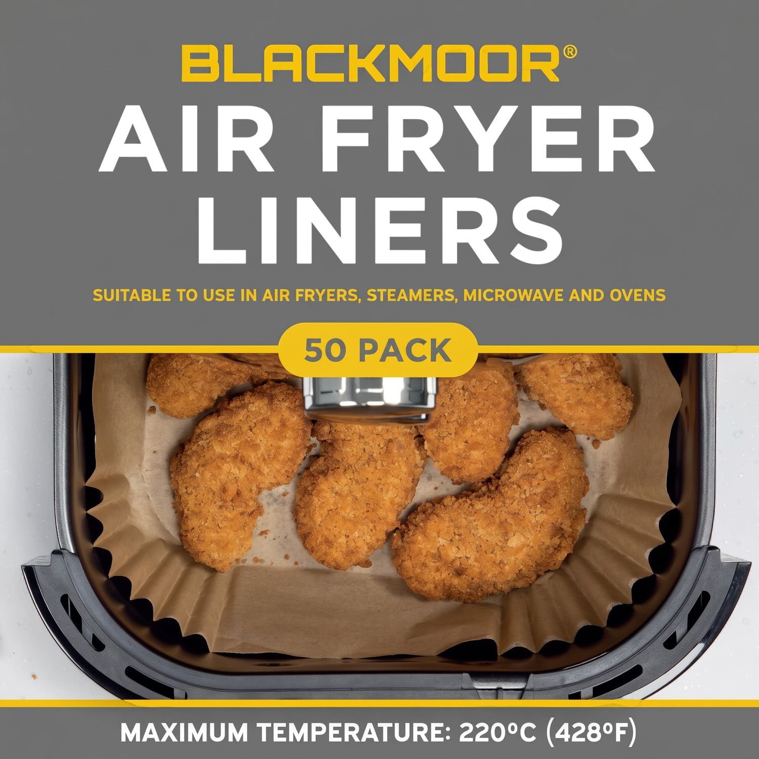 Blackmoor Air Fryer Liners 50 Pack