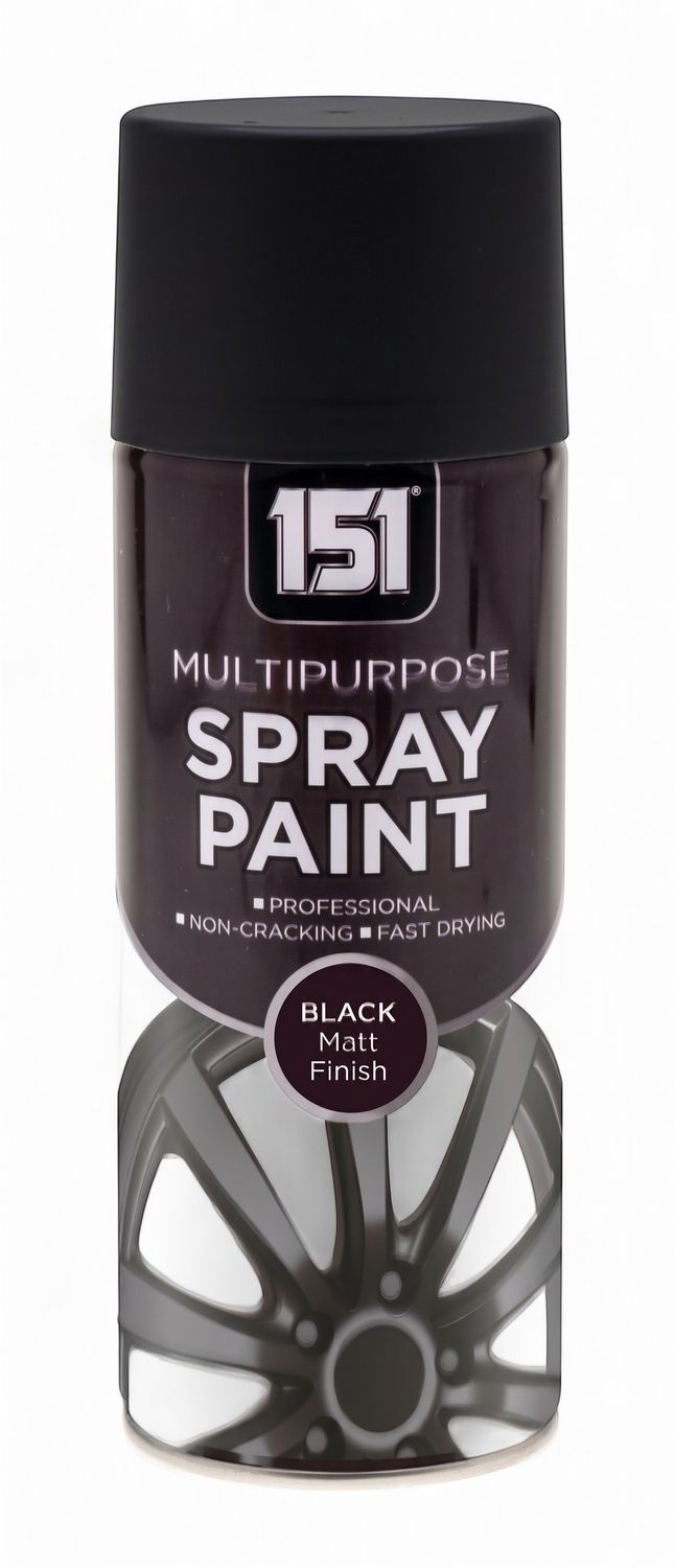 151 Spray Paint Black Matt 400Ml