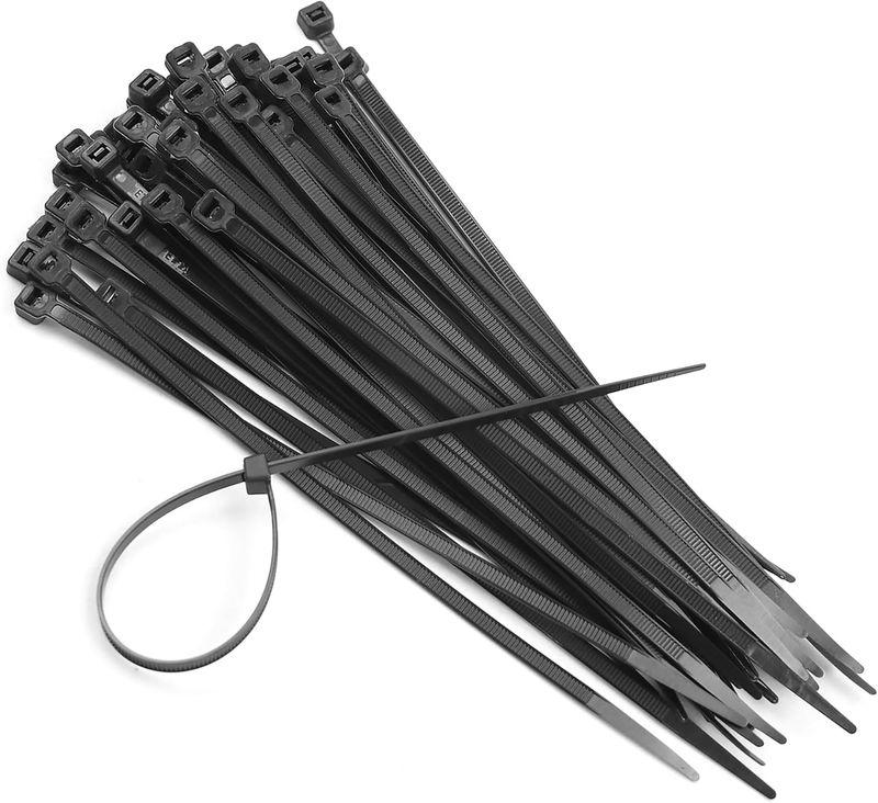 Dekton Black Cable Ties 60Pc 4.8mmx200mm