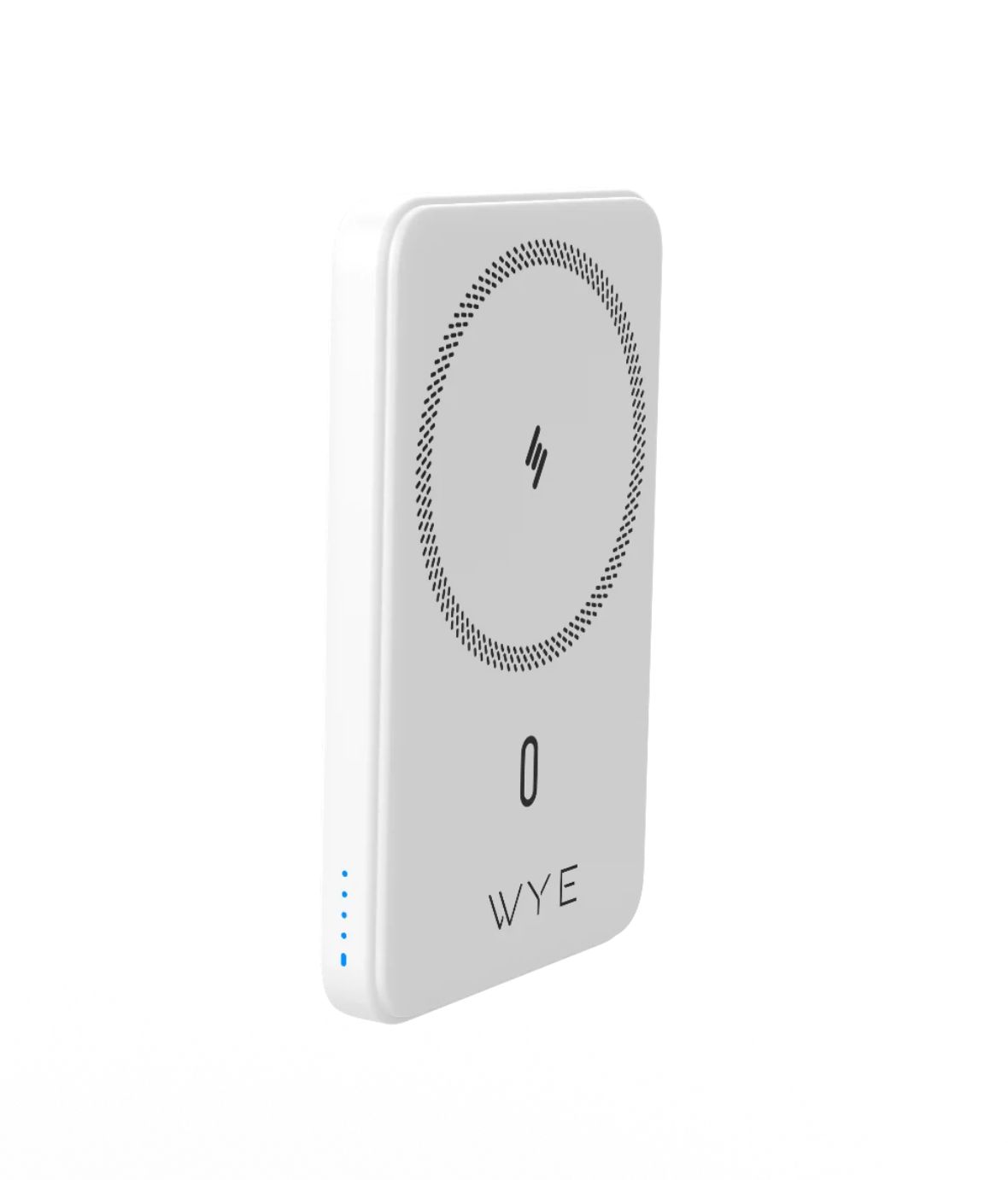 Wyeflux Slim Magnetic 5K Portable Power Bank - White