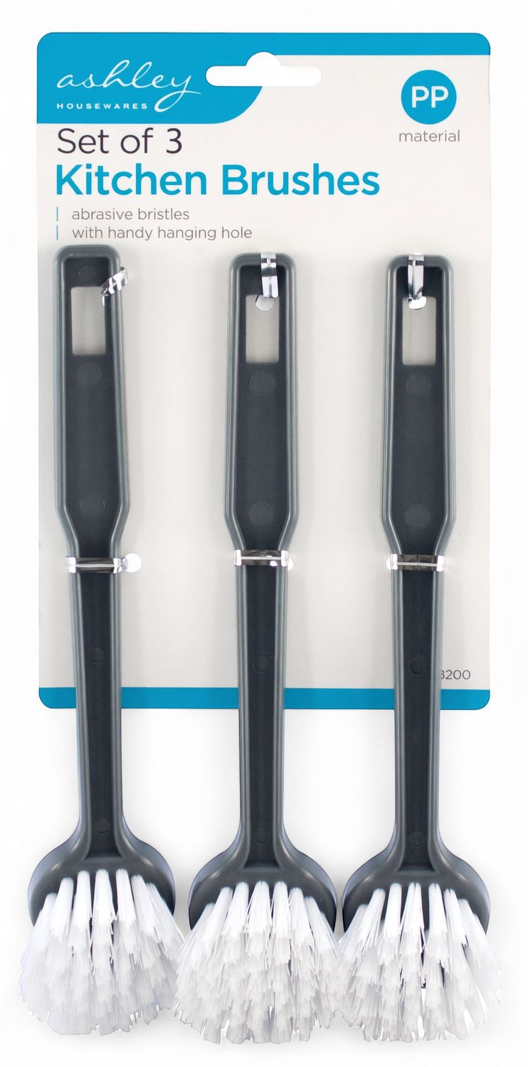 Ashley 3Pcs Kitchen Dish Brush
