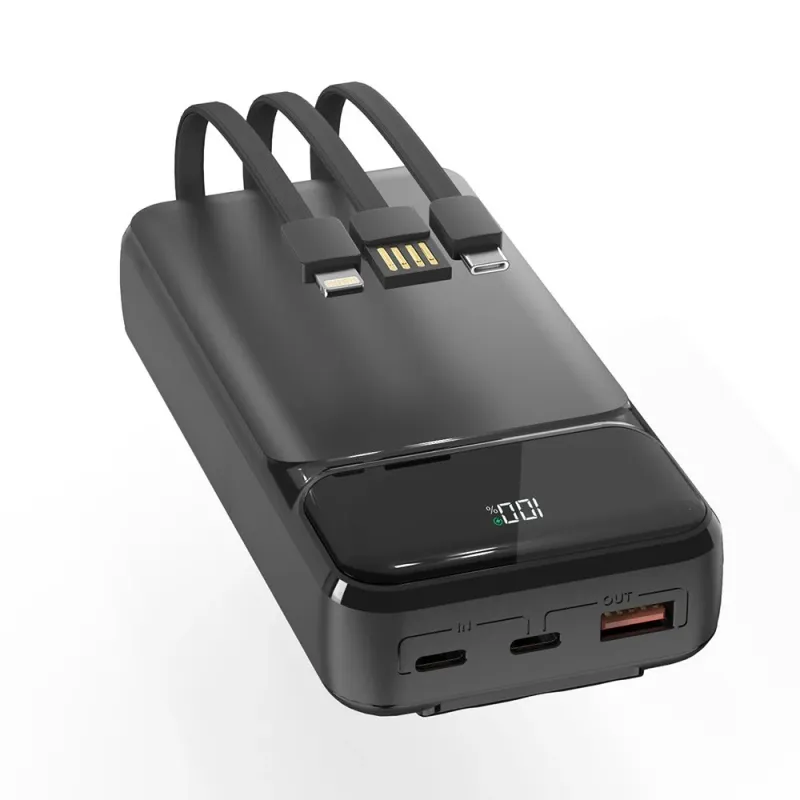 Dadu Black All-Type Charging Cable Magnectic 10000Mah Power Bank