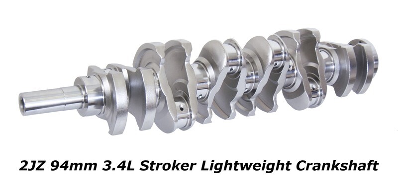 2JZ Stage 3 - 3.4L Stroker Shortblock *Billet Mains/Billet 3.4L Crank*