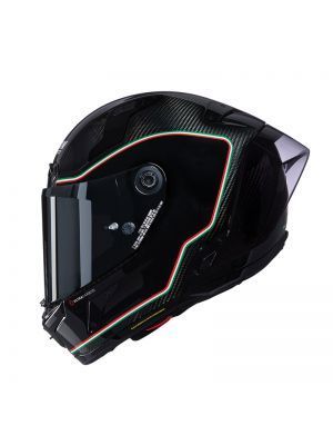 Casco Integrale In Carbonio X-804 Rs Ultra Carbon Asso Picche - Carbon/Italy