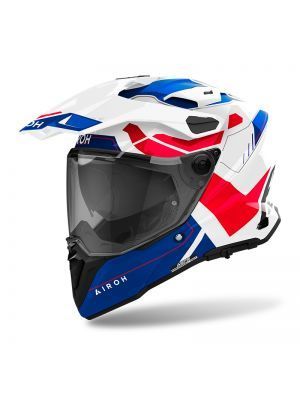 Casco Enduro Airoh Commander 2 Reveal  - Blue/Red Gloss