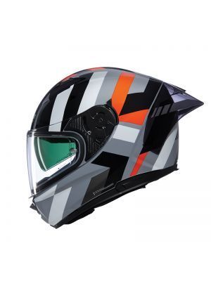 Casco Integrale Nolan N60.6 Sport  Dinamico - Glossy Grey/Orange/Black